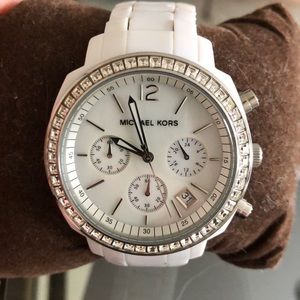 White Michael Kors watch